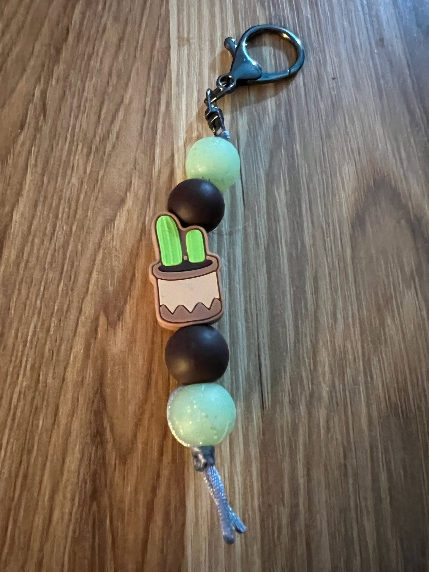Cactus keychain