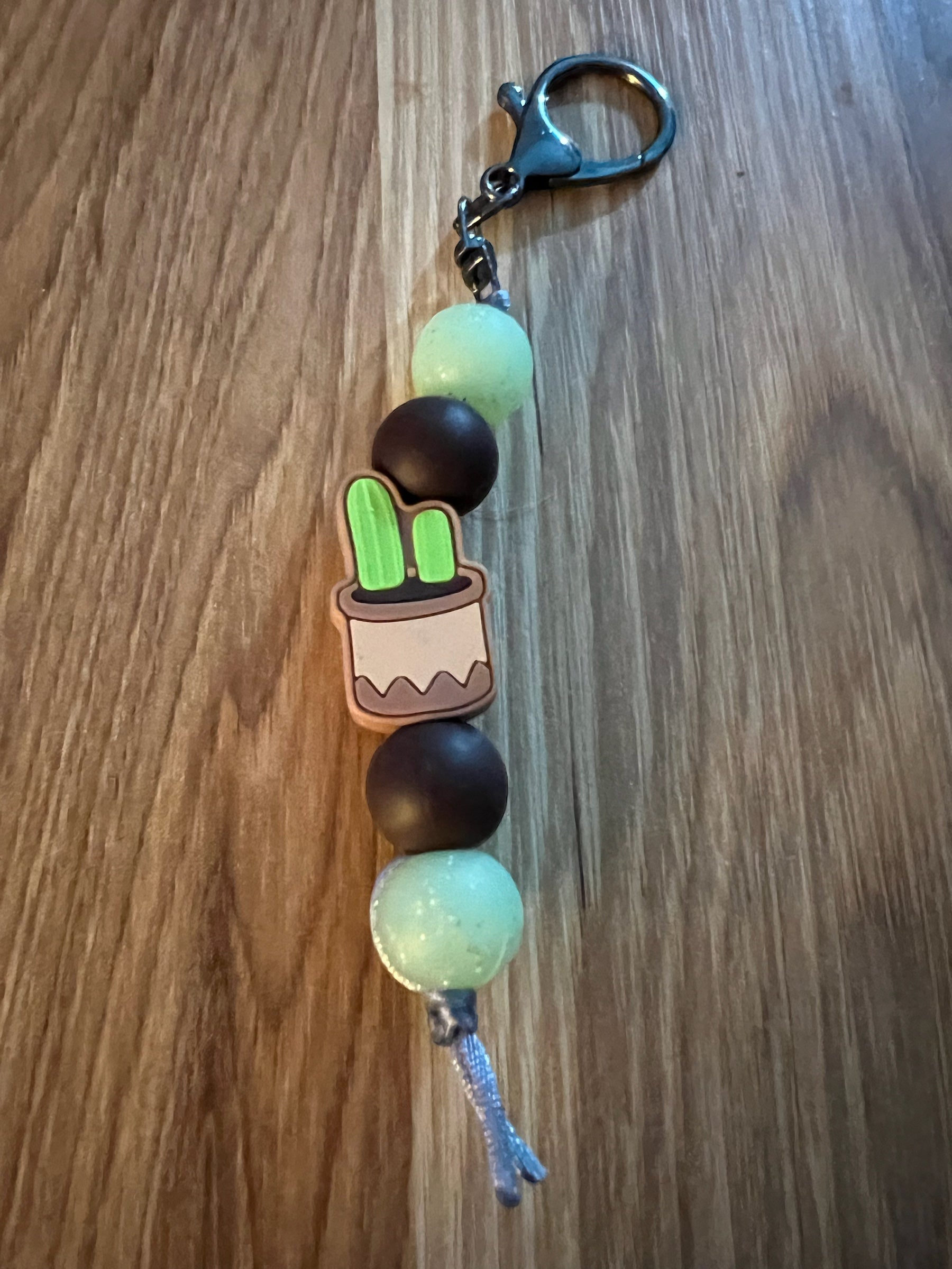 Cactus keychain 