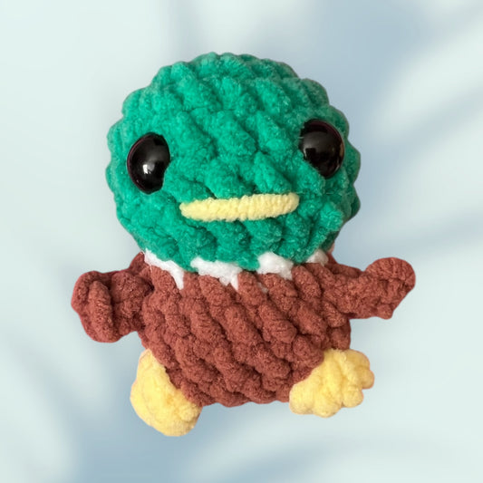 Mallard Duck keychain/backpack buddy